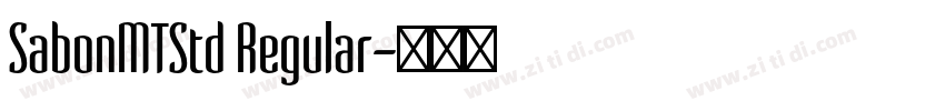 SabonMTStd Regular字体转换